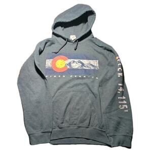 Pikes Peak Hoodie Men's Size Small